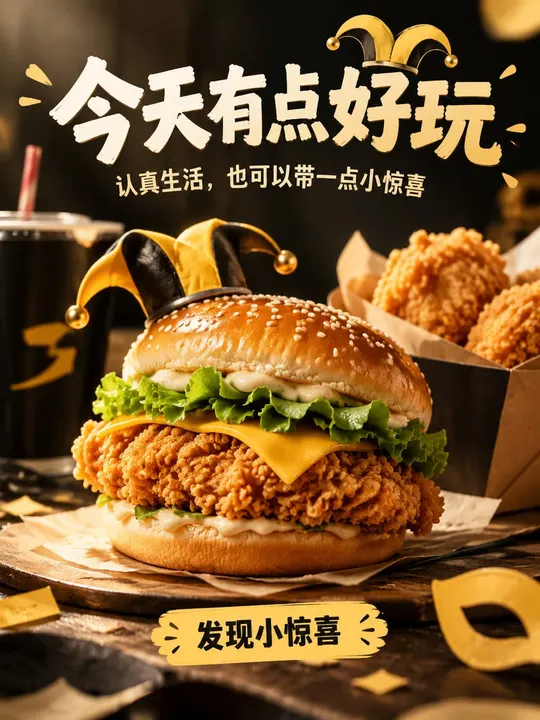 汉堡炸鸡店海报样片